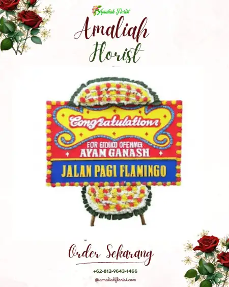 Sewa Papan Bunga Kampung Gelgel